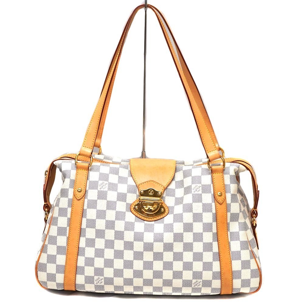 LOUIS VUITTON Stresa Shoulder Bag Damier Azur White